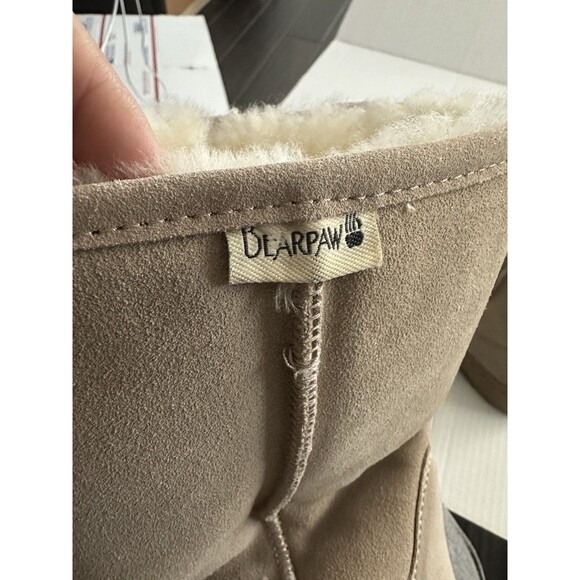 Bearpaw Genuine Suede Mid-Calf Boots Sheepskin Lining Iced Coffee 11 M main image 6